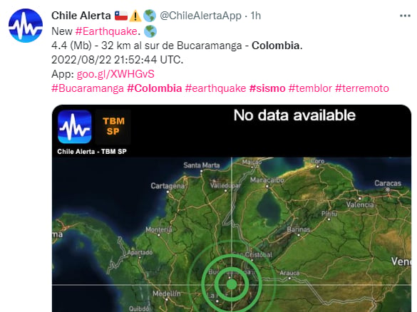 ¡Sienten el sismo!