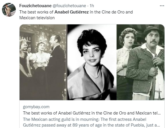 Best films the Mexican golden cinema in which Anabel Gutiérrez participated