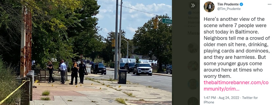 Heridos tiroteo en Baltimore: ¿Cuantos heridos se han reportado?