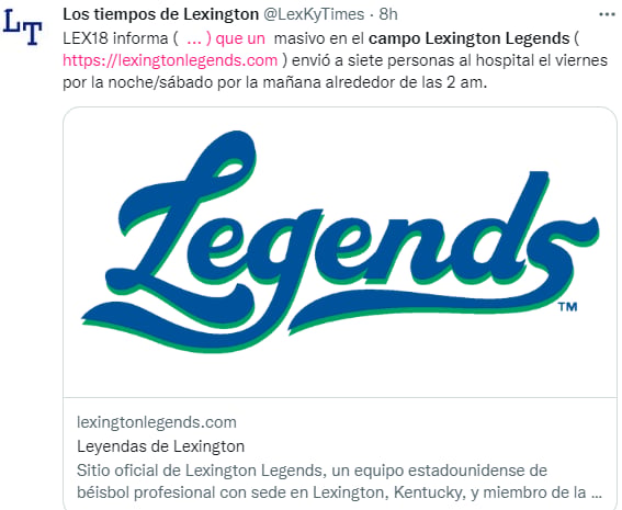 Estadio Lexington Legends tiroteo: Aseguraron que no debían temer