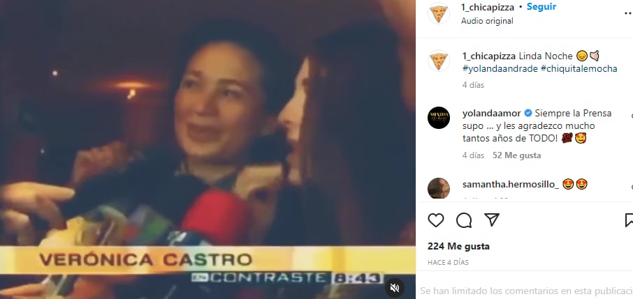 Yolanda Andrade photos Verónica Castro: What happened to your Instagram account?