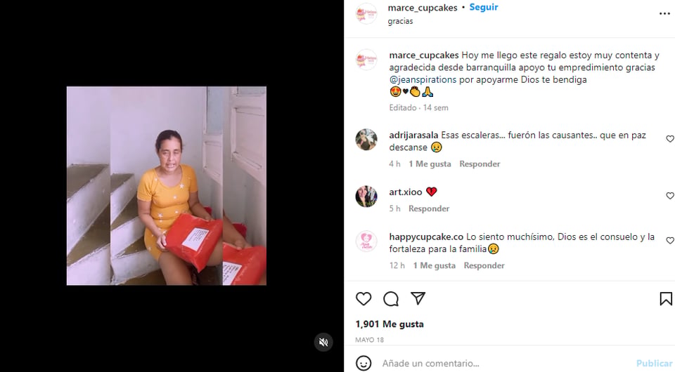 Muere repostera pastel fallido: Sería sometida a una operación