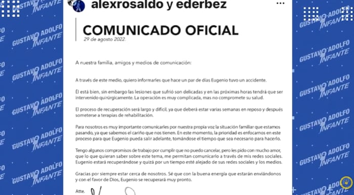 ¡Tiene el hombro hecho pedazos!