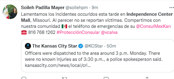 Missouri Tiroteo Centro Comercial: Locales reportan su seguridad