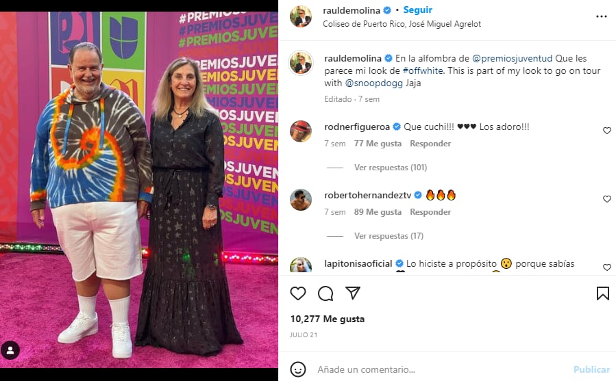Esposa Raúl Molina presume: Notaron algunos detalles