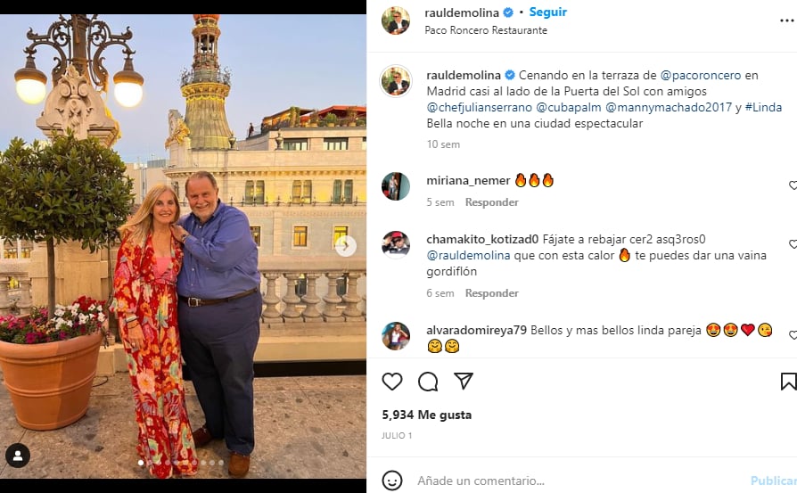 ¡Raúl disfruta su descanso!