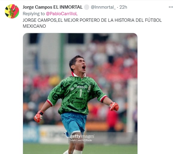 Murió Jorge Campos: Fue reconocido en su retiro