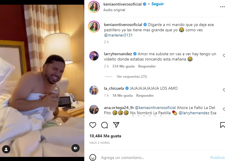 ¡Kenia reina en Instagram!