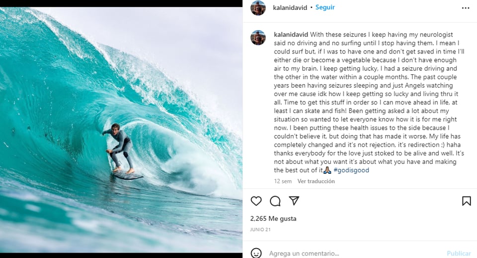 Muere Kalani David: La enfermedad le impidió muchas cosas