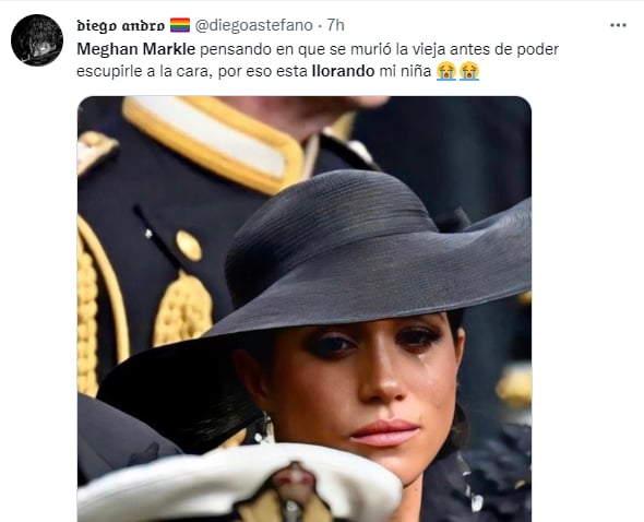 Meghan Markle llorando funeral: No pudo con las lagrimas