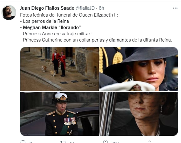 ¿No la invitaron al funeral?