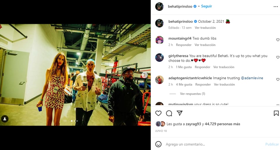 La modelo fue duramente criticada