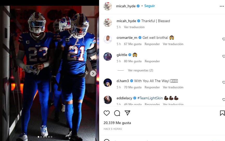 Micah Hyde Buffalo Bills: Coach de Bills da más detalles