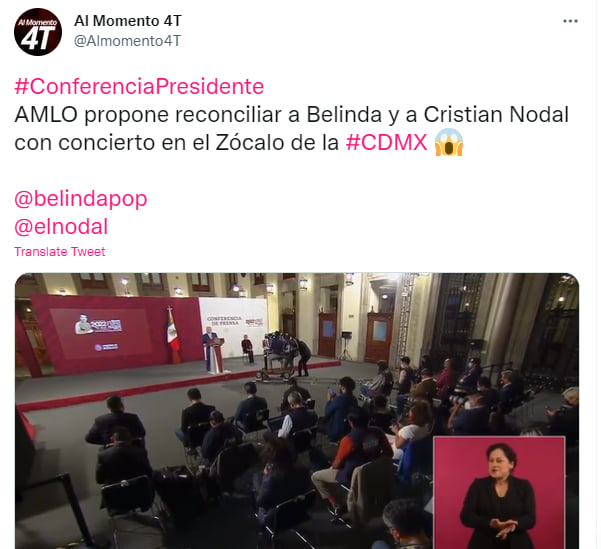 ¿Quiere más a Belinda?