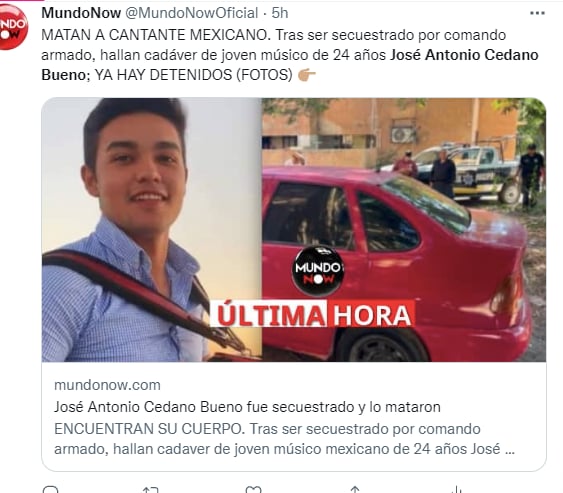 José Antonio Cedano Bueno: Quería tener una gran carrera