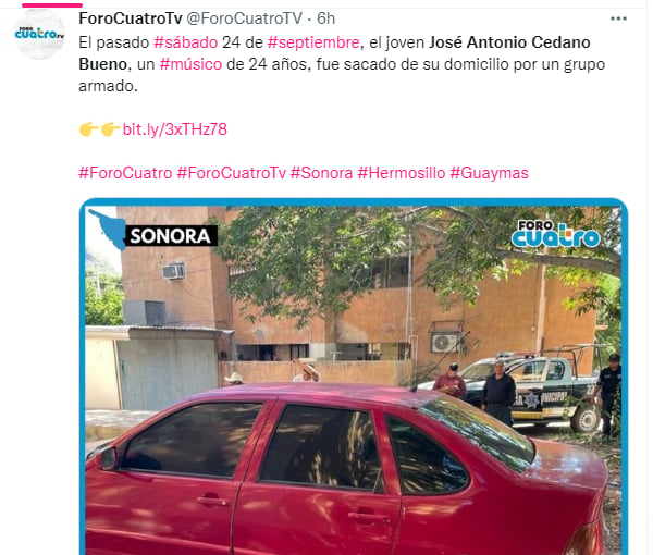 Secuestran el joven José Antonio