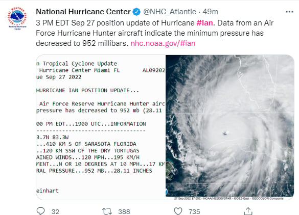 Huracán Ian Inundaciones Miami: La zona de mayor riesgo