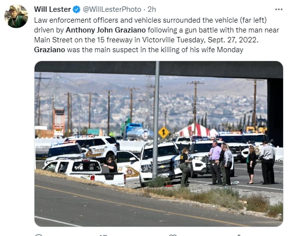 Niña muere tiroteo Los Angeles: Todo terminó en una persecución