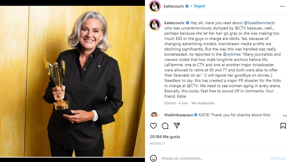 Anuncia la lamentable noticia