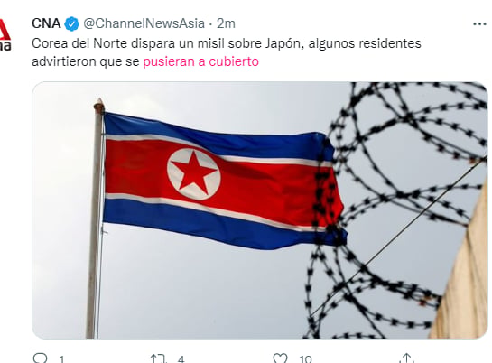 ¿Corea del Norte tiene problemas con Japón?