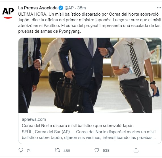 Corea del Norte Japón: Mandan a los ciudadanos a refugiarse