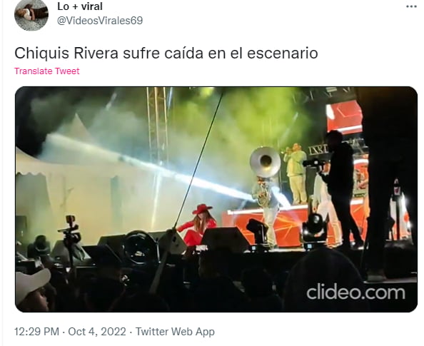 Chiquis sufre penosa caída: Recuerda a su madre