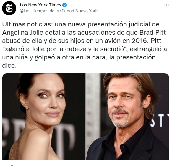 Angelina Jolie Brad Pitt: Fue una contrademanda