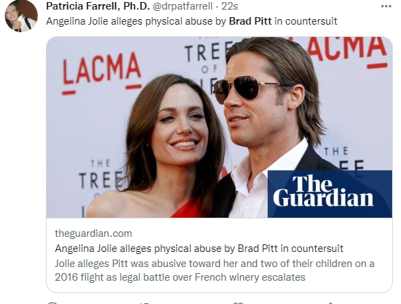Angelina Jolie Brad Pitt: La actriz tambien fue agredida