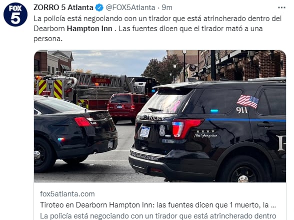 Tiroteo Michigan Hampton Inn: Los reportes de tiroteo van en aumento
