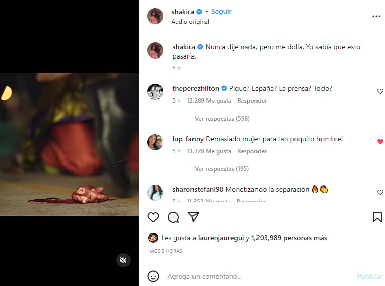 Shakira lanza fuerte mensaje: ¿Qué quieren decir?
