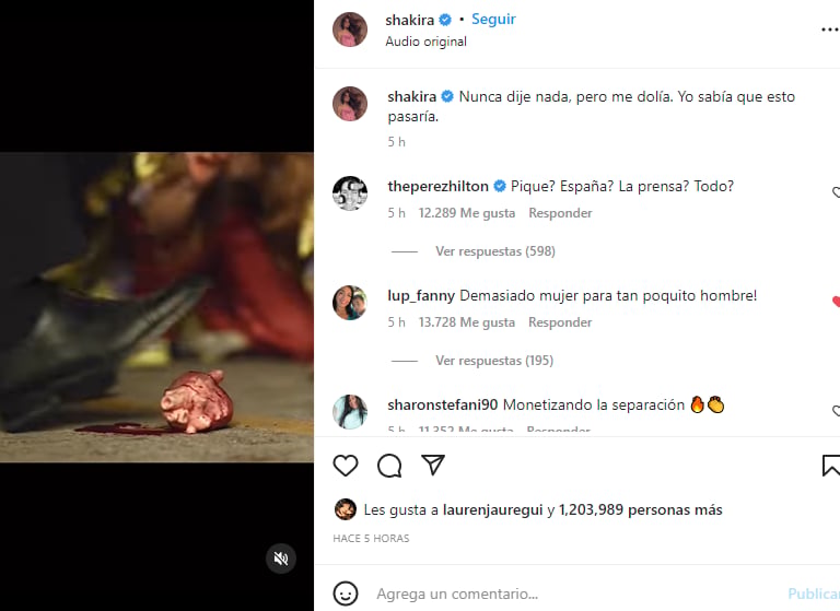 Shakira lanza fuerte mensaje: Seguidores desprecian a Piqué