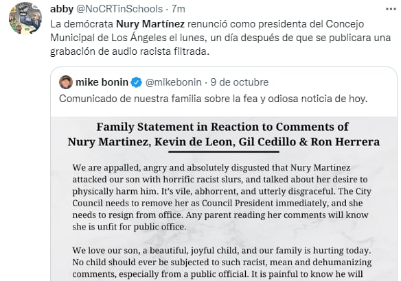 Concejala Nury Martínez: ¿Qué fue lo que dijo?