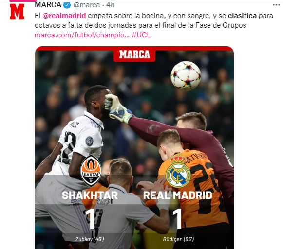 El Real Madrid lleva la delantera