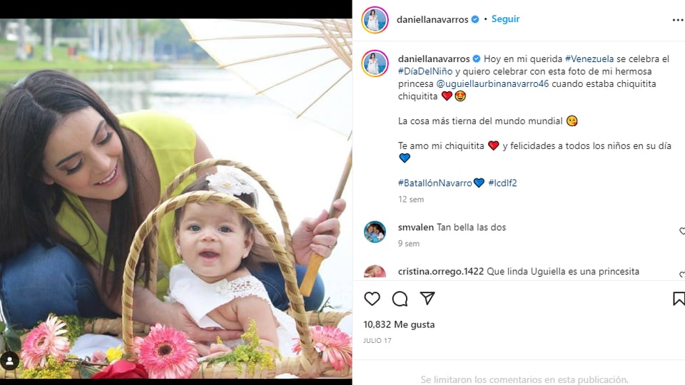 Daniella Navarro defends: She does not hesitate to advocate for him