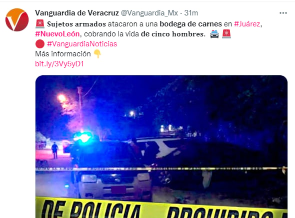 Bodega de carnes: Los cuerpos estaban 'regados'