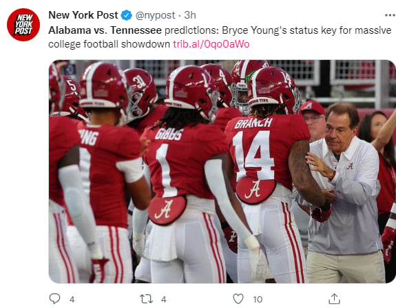 Alabama vs Tennessee: ¿Cuál ofensiva es mejor?