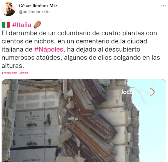 La mala administración de los cementerios 
