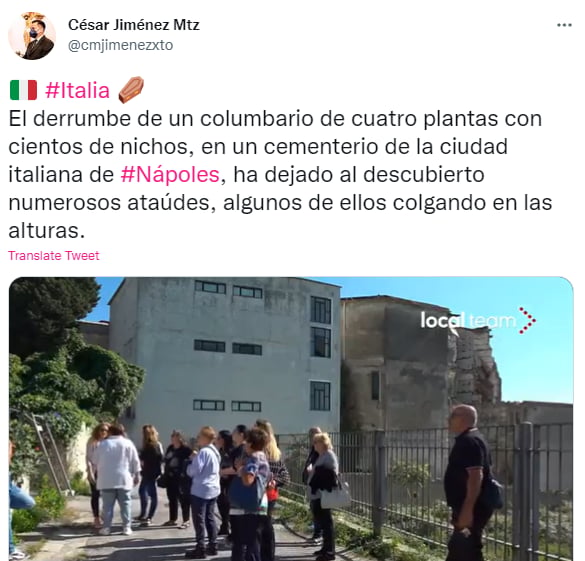 Ataúdes quedaron colgando: Exigen mejoras para el lugar