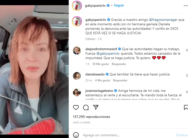 La actriz rompe el silencio