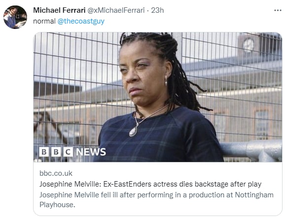 Josephine Melville conquistó al público británico