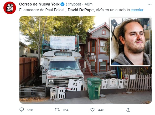 ¡David Pelosi es agredido!