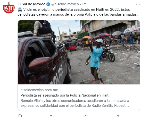 Muere periodista disparos policía: El peligro en latinoamerica
