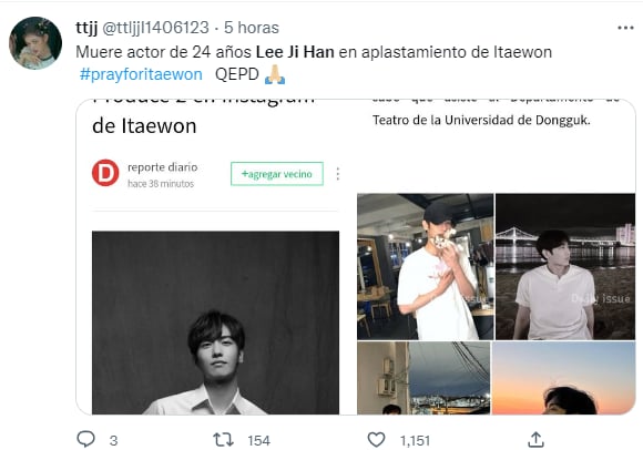Agencia dio a conocer la noticia