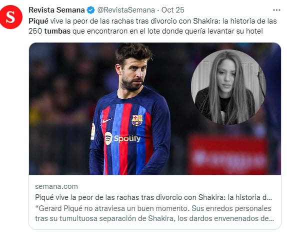 Piqué 200 tumbas: Tiene problemas con su empresa