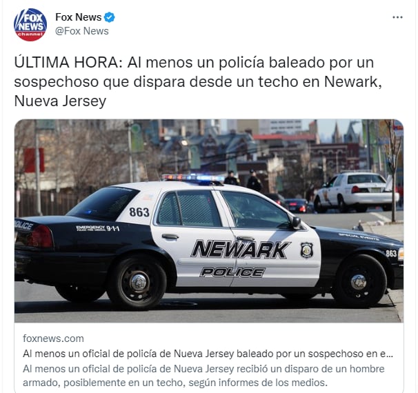 El tirador usaba un arma grande