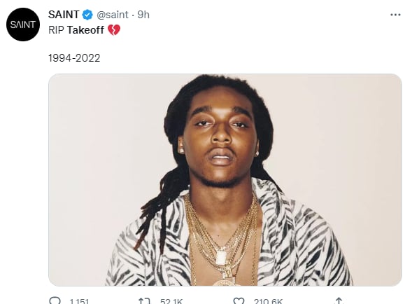 Escalofriante vídeo rapero Takeoff: La carrera de Migos
