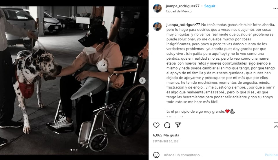 He received donations from his followers