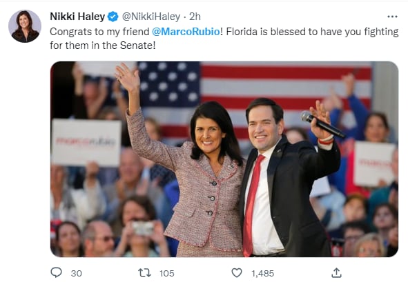 His alliance with Trump is not, however, from now.