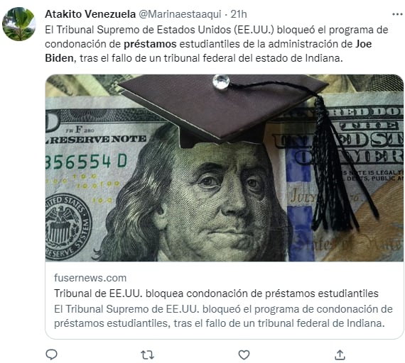 Bloquean programa de Biden