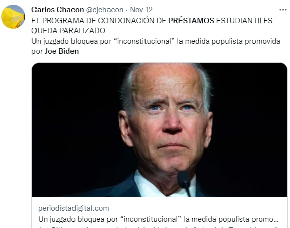 Préstamos estudiantiles de Biden: Recibe demanda de seis estados